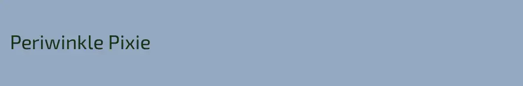 Periwinkle Pixie